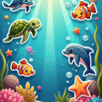 Kids Stickers - Sheet v45